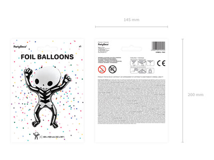Folinis balionas „Skeletas“