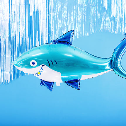 Folinis balionas "Ryklys", 102x62 cm