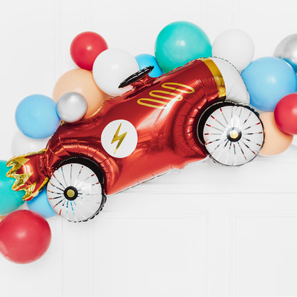 Folinis balionas "Lenktynių automobilis", 111x63 cm