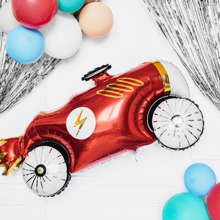 Folinis balionas "Lenktynių automobilis", 111x63 cm