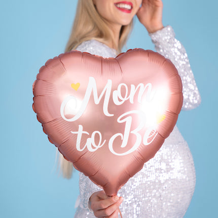 Folinis balionas - "Mom to Be" (Būsima mama), 35 cm, rožinis