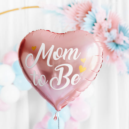 Folinis balionas - "Mom to Be" (Būsima mama), 35 cm, rožinis