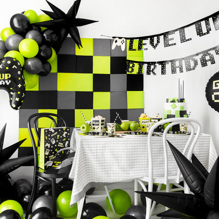 Girlianda su užrašu "Level up Birthday", 2,5 m