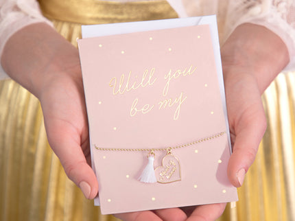 Atvirukas su apyranke "Will you be my Maid of honor"