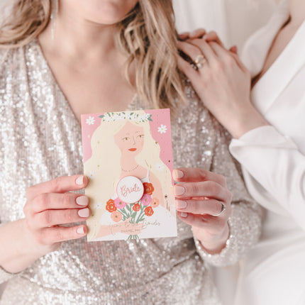 Atvirukas su ženkliuku "Bride"