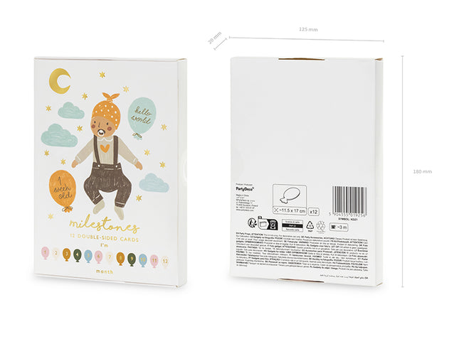 Svarbių datų kortelės mažyliams - "Balionai"