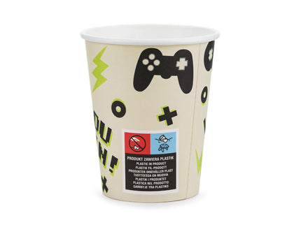 Puodeliai "Gamer", 220 ml (6 vnt.)