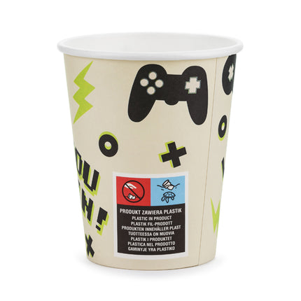 Puodeliai "Gamer", 220 ml (6 vnt.)