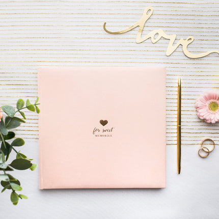 Svečių knyga "Sweet memories", rožinė, 22 puslapiai