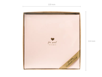 Svečių knyga "Sweet memories", rožinė, 22 puslapiai