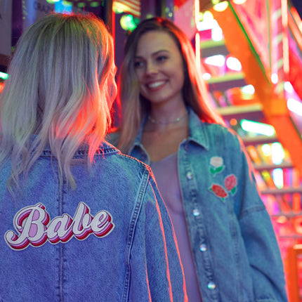 Tekstiliniai ženkliukai "Babe" (1 vnt.)