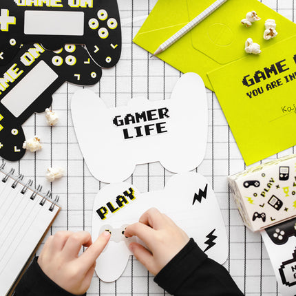 Mini lipdukai "Gamer", mišrus