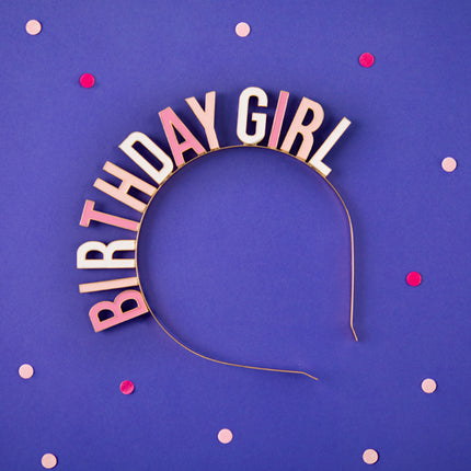 Galvos aksesuaras "Birthday Girl"