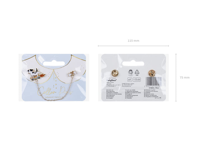 Apykaklės smeigtukas "Šuniukas"