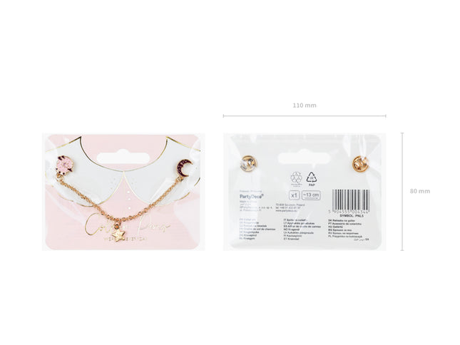 Apykaklės smeigtukas "Krištolinis rutulys"