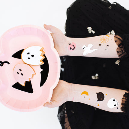 Laikinos tatuiruotės "BOO!" (12 vnt.)