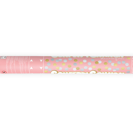 Konfeti patranka su apskritimais, 40 cm